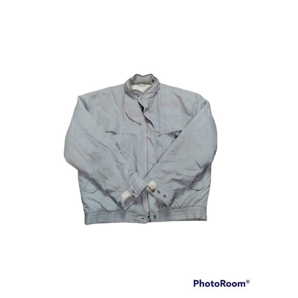 London Fog Men's Jacket Coat Tan Full Zip Front Flap Pockets Snap Hood 40 Reg